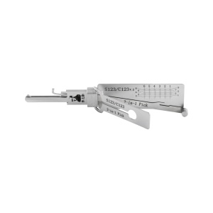 李志勤-S123/C123  Schlage西勒奇民用锁读齿开启工具-平铣 李氏二合一 【美国】