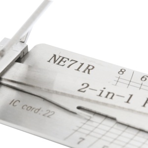 李志勤-NE71R本田罗浮汽车锁读齿开启二合一工具-平铣 李氏二合一