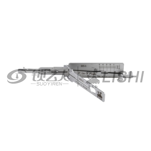 李志勤-H51老款福特汽车锁读齿开启工具-平铣 喷砂版 李氏二合一