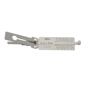 李志勤-KW18 川崎Kawasaki 摩托车锁读齿开启工具-平铣 李氏二合一 【全球】喷砂版